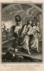 But His Wife Looked Back From Behind Him & She Became A Pillar Of Salt, Genesis.19 Verse 26.