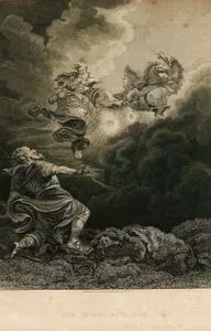 The Ascent Of Elijah, 2nd Kings Chap.2 Ver. 1-13