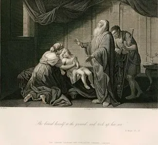 She Bowed Herself To The Ground And Took Up Her Son, II. Kings IV. 37.
