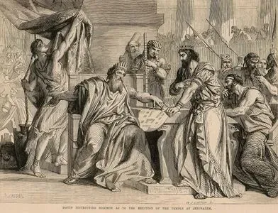 David Instructing Solomon As To The Erection Of The Temple At Jerusalem