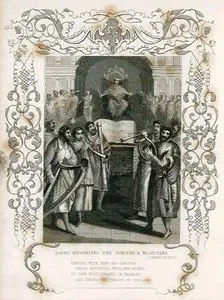 David Appointing The Singers & Musicians, 1.Chron. Ch. 25.V.1.-Singers With Harp And Psaltery David Appoints With One
 accord To Join WithStrains Of Harmony And Sound The Praises Of The Lord