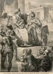 David In Solemn Assembly Declaring God's Favour To Himself And Promise To His Son Solomon