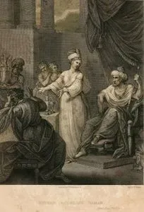 Esther Accusing Haman, Esther Chap. 7. Ver. 1-10