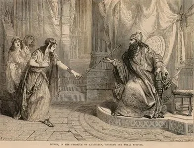 Esther In The Presence Of Ahasuerus Touching The Royal Sceptre