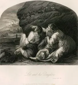 Lot And His Daughter, Genesis XIX. 30.