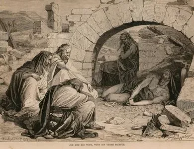 Job And His Wife, With His Three Friends