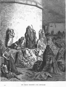 The People Mourning Over Jerusalem