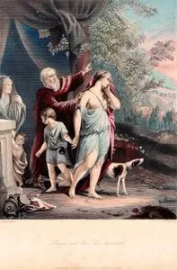 Hagar and Her Son Departeth