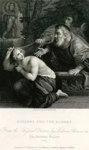 Susanna And The Elders - From The Orginal Picture By Lodovico Carracci In National Gallery No-34