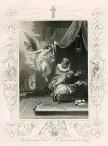 The Angel Appearing To Joseph - Der Engel Esscheint Joseph, Matthew C.2. V.13.
