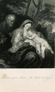 The Flight into Egypt-Die Ruhe Auf Der Flucht