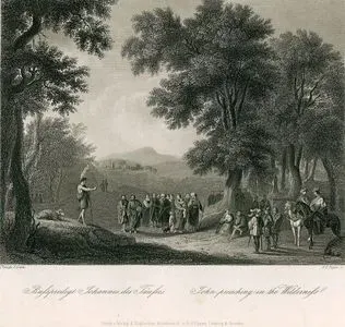 John Preaching In The Wilderness - Busspredigt Johannes Des Taufers