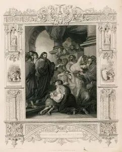 Christ Healing The Sick In The Temple, Matt, Ch. 21. V. 14.