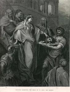 Herodias Receiving The Head Of St. John The Baptist