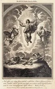 And After Six Days Jesus Taketh With Him, Peter & James & John And leadeth Them Up into A High Mountain Apart By Themselves And He Was Transfigured Before Them. Mark 9. Verse 2.