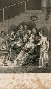 Peter's Denial, Mark XIV. 68.