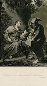 Command This Stone That It Be Made Bread, Luke, IV. 3.