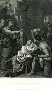 Christ Raising The Widow's Son, Luke, VII. 14.