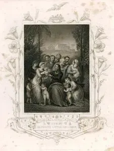 Christ Blessing Little Children, Luke XVIII.16.