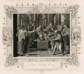 Elymas Struck Blind, Acts, Ch. 13. V. 6-12.