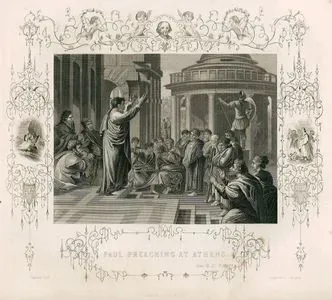 Paul Preaching At Athens, Acts, Ch. 17. V. 16. 34.