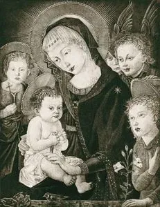 Madonna And Child With Angels
