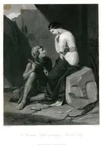 A Christian Knight Converting A Moorish Lady