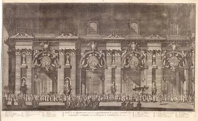 Ordre de la Procession, Pour la Canonization de Quelques Saints, Dans l'Eglise de St.Pierre, Sous le Pontificat de Clement XI. en 1712