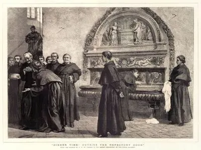 Dinner Time, Outside The Refectory Door