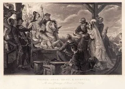 Prince John, isaac & Rebecca, At The "Passage Of Arms" At Ashby