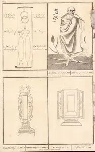 Chaplets (Rosary)-Darma a Saint Of Japan (Darma Saint Du Japan)-Tablettes For The Dead (Tablettes Pour Les Morts)-Biosju
