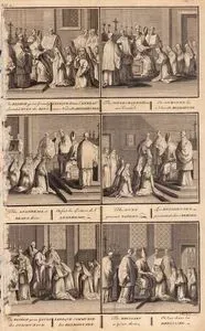 The Bishop Gives The Newly Consecrated Nuns The Ring-The Consecrated Nuns Are Crown'd-The Anathema is Read to Them-The Nuns Present Tapers-The Bishop Gives Nuns The Communion-The Breviary is Given Them