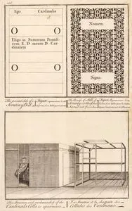 The Printed Site Of A Scrutiny Bill-The Reverse Of a Bill Of Scrutiny And Accessus Adorned With Flourishes-The Structure 
And Workmanship Of The Cardinal Cells Or Apartments