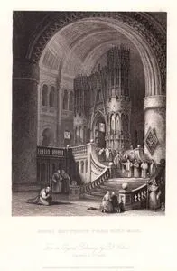 Monks Returning From High Mass