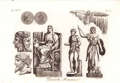 Divinita Romane, Eur. Vol V. Tav.23. (Roman Deities)