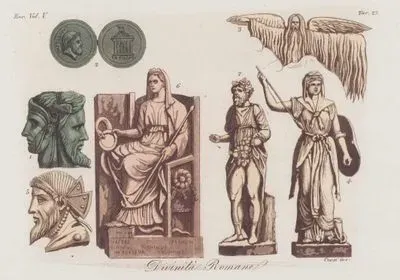 Divinita Romane, Eur. Vol V. Tav.23. (Roman Deities)