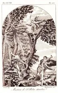Martirio Di S.Pietro Martire, Eur. Vol VIII. Tav.118. (Martyrdom Of St. Peter Of Verona)