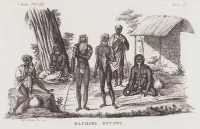 Fachiri Divoti, Asia Vol. III Tav.27 (Ascetic Sadhus in India)