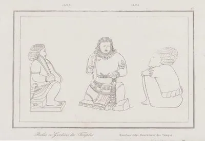 Java Island, Rechas ou Gardiens des Temples-Reschas Oder Beschützer der Tempel (Rechas or Guardians of Temples)