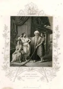 Jacob, Laban And His Daughters, Genesis XXIX. 18.