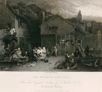 The Village Festival-From The Original Picture By D.Wilkie R.A. İn National Gallery No-2