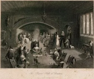 The Baron's Hall At Christmas