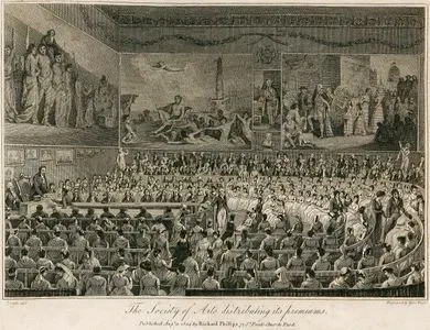 The Society Of Arts Distributing Its Premiums