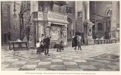 A Child's Funeral At Chioggia