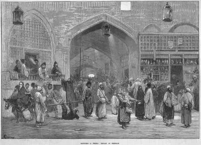 Bazaar At Teheran