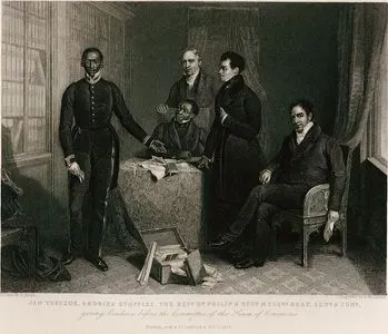 Jan Tzatzoe, Andries Stoffles, The Revd Dr Philip & Revd Messrs Read Senr & Junr, Giving Evidence Before The Committee Of The House Of Commons