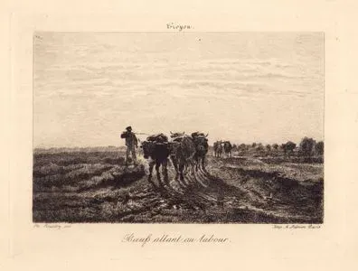 Boeufs Allant Au Labour (Oxes Going to Plow)