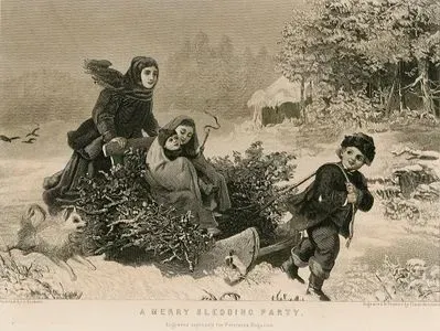 A Merry Sledding Party