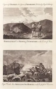 Habitations And People Of Tschuktschi On The Coast Of Asia-Capt. Cook's Men Shooting Sea Horses (On The Ice) For Fresh Provision