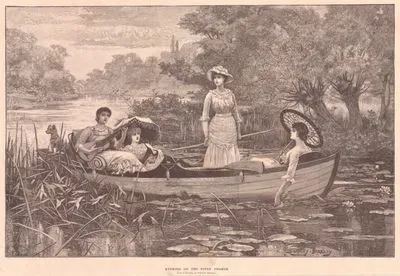 Evening On The River Thames
